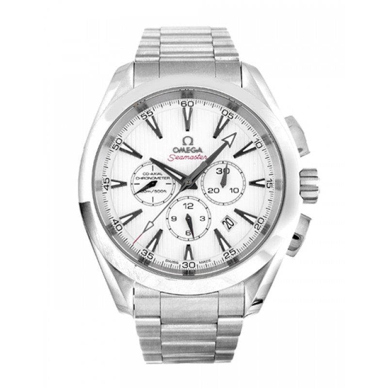 UK Steel Omega Aqua Terra 150m Gents 231.10.44.50.04.001-44 MM