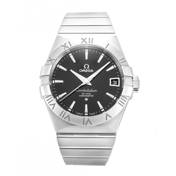 UK Steel Omega Constellation Chronometer 123.10.38.21.01.001-38 MM