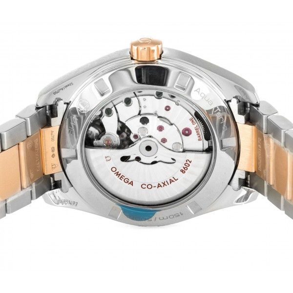 UK Steel & Rose Gold Omega Aqua Terra 150m Gents 231.20.42.22.06.001-41.5 MM