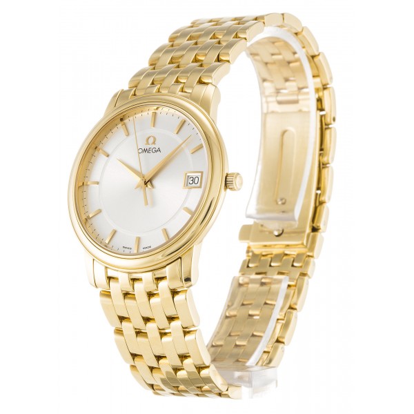 UK Yellow Gold Omega De Ville Prestige 4110.31.00-34.4 MM