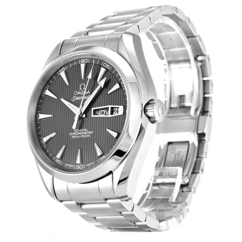 UK Steel Omega Aqua Terra 150m Gents 231.10.43.22.06.001-43 MM