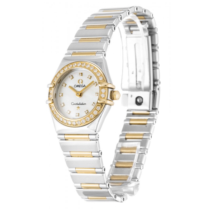 UK Steel & Yellow Gold set with Diamonds Omega My Choice Mini 1365.75.00-22.5 MM