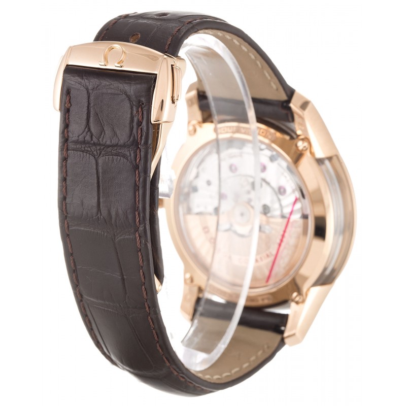 UK Red Gold Omega De Ville Hour Vision 431.63.41.21.13.001-41 MM