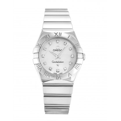 UK Steel Omega Constellation Mini 123.10.24.60.55.002-24 MM