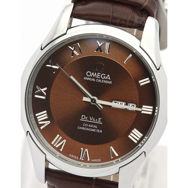 UK Steel Omega De Ville Hour Vision-41 MM