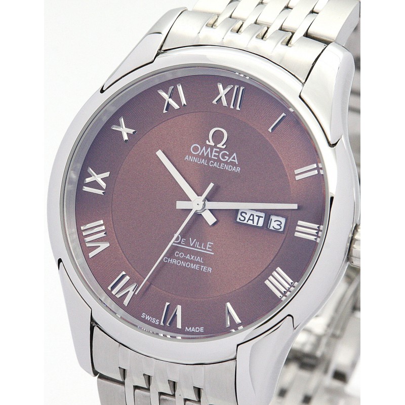 UK Steel Omega De Ville Hour Vision-41 MM