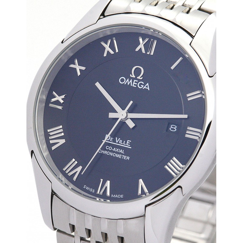 UK Steel Omega De Ville Hour Vision-41 MM